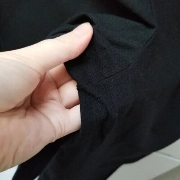 Eileen Fisher Black High Rise Viscose Trouser S - Picture 5 of 10